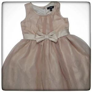 Zunie Girls Tan Fancy Sparkle Dress-5